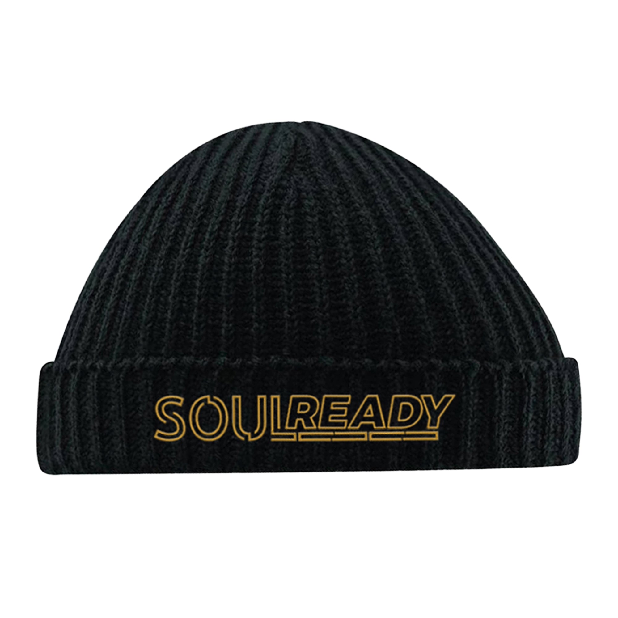 SoulReady SR Embroidered Pattern Trawler Beanie | Motivational Streetwear Hat