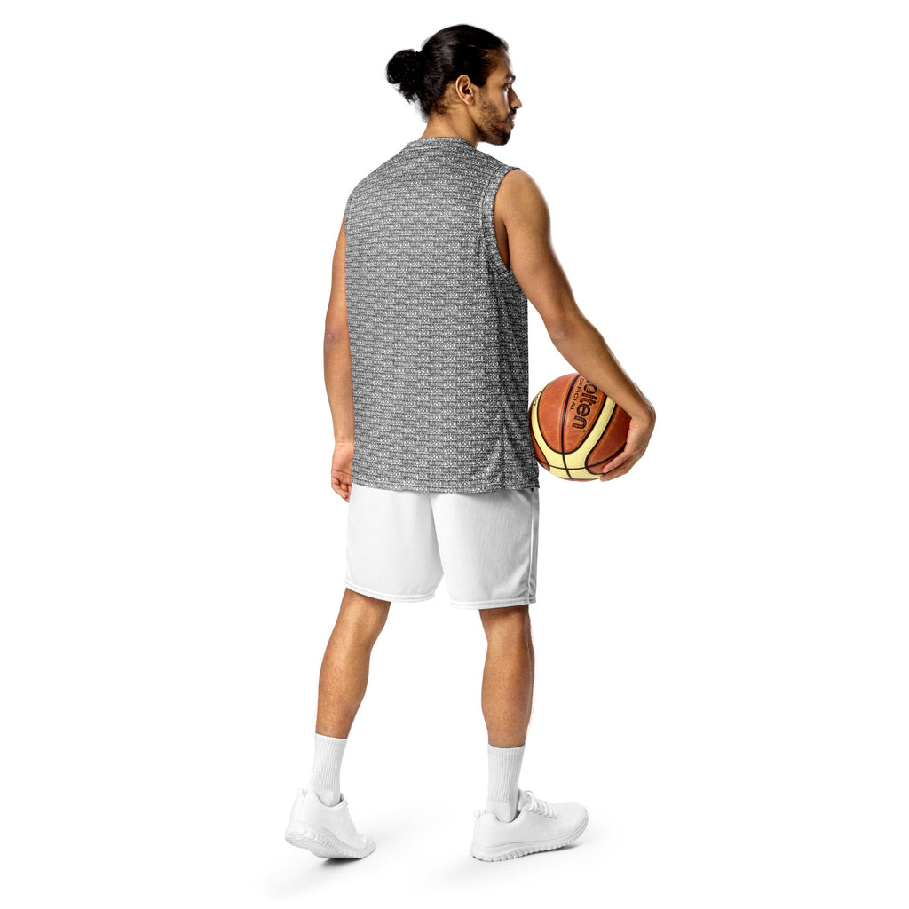 SoulReady Knowledge Is Power Black Edition All-Over Print Unisex Pattern Basketball Jersey