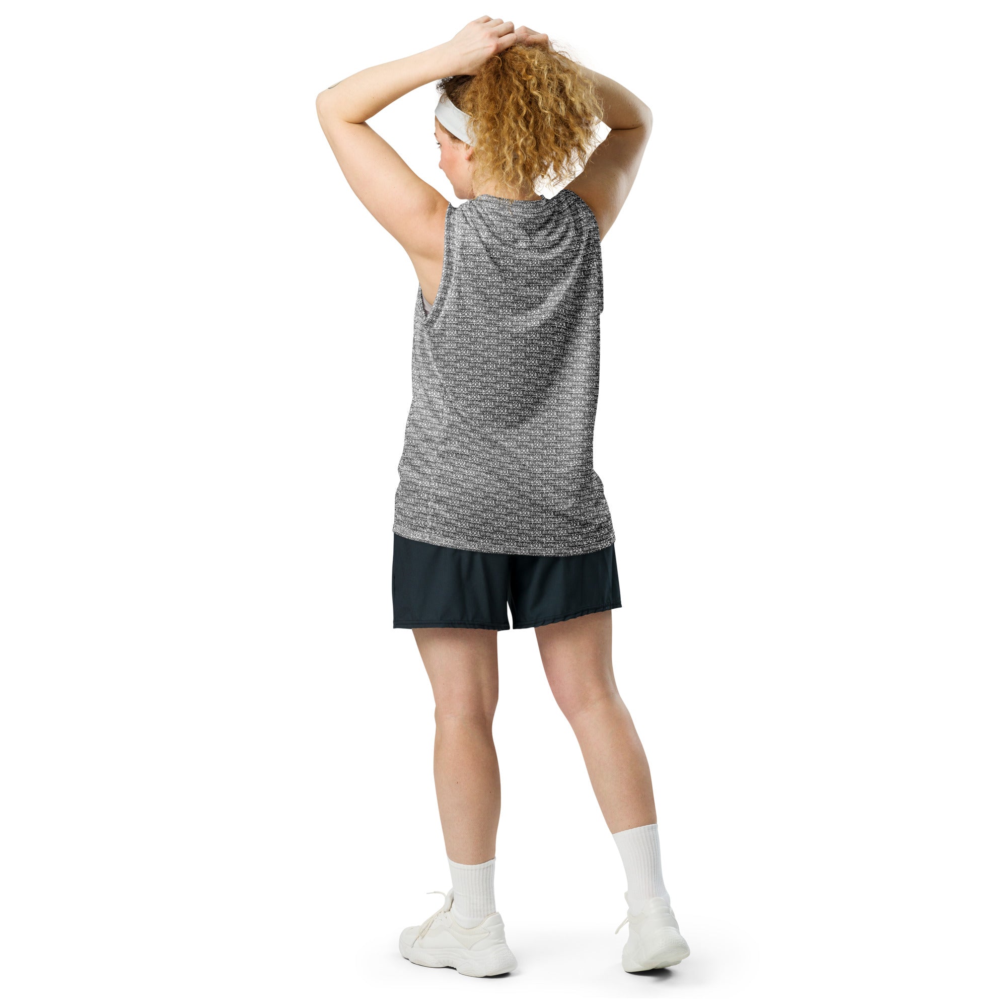SoulReady Knowledge Is Power Black Edition All-Over Print Unisex Pattern Basketball Jersey