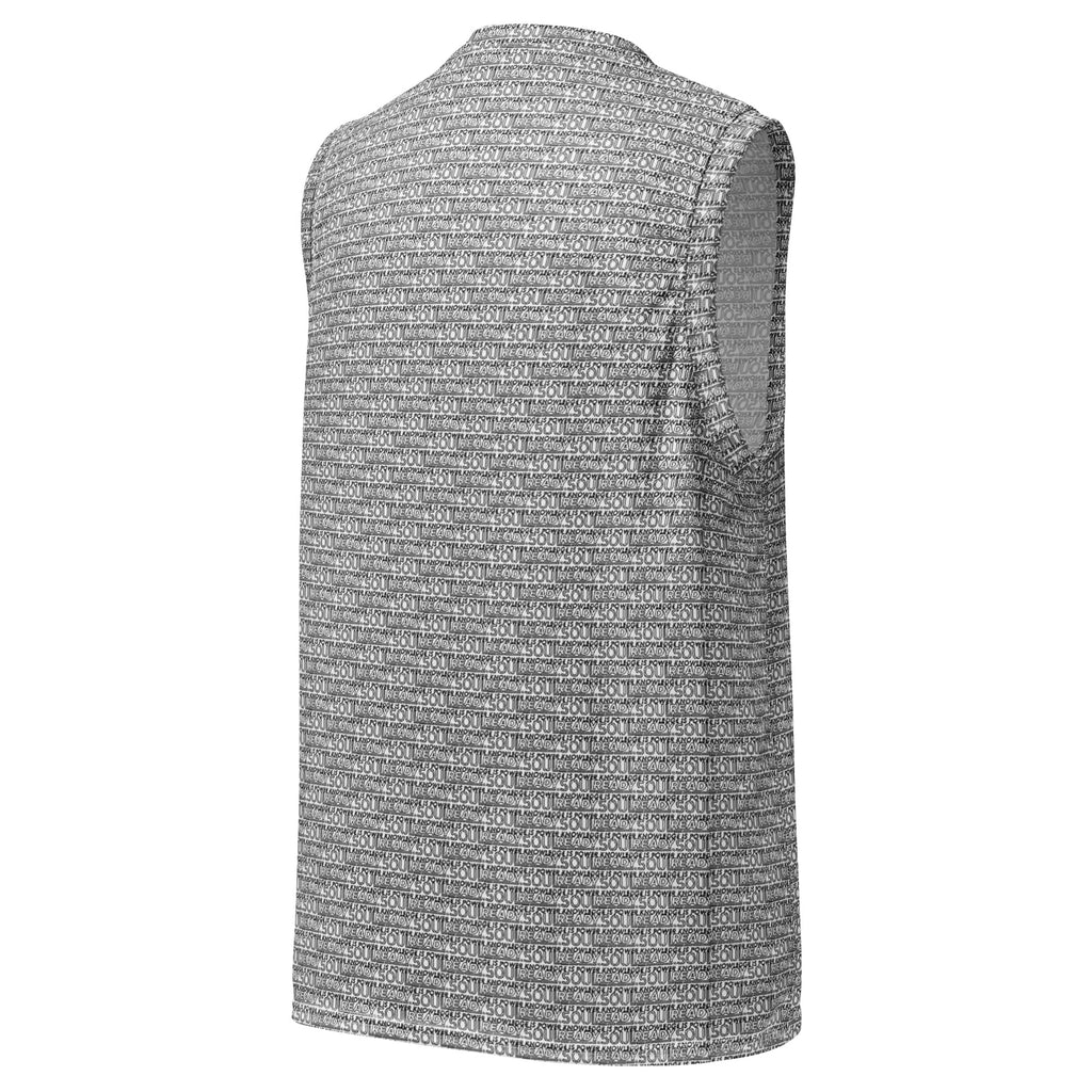 SoulReady Knowledge Is Power Black Edition All-Over Print Unisex Pattern Basketball Jersey