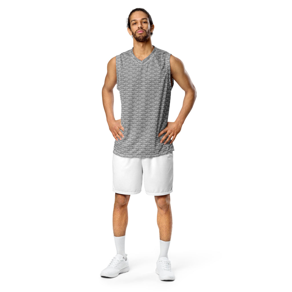 SoulReady Knowledge Is Power Black Edition All-Over Print Unisex Pattern Basketball Jersey